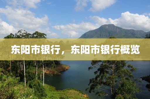 東陽市銀行，東陽市銀行概覽金華市寶吉環(huán)境技術(shù)有限公司